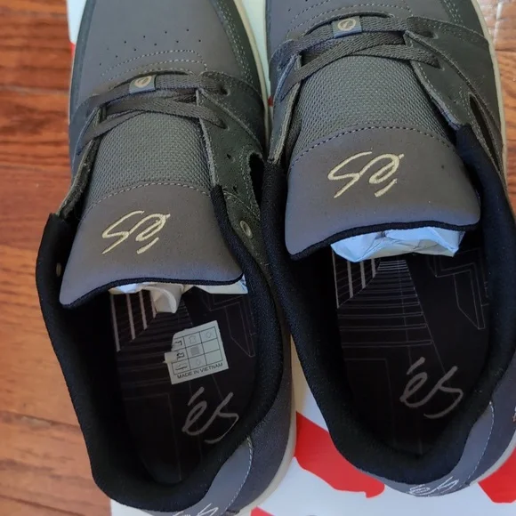 eS x Sants Accel Slim Men's Gray Shoes Size 11 - Picture 7 of 10